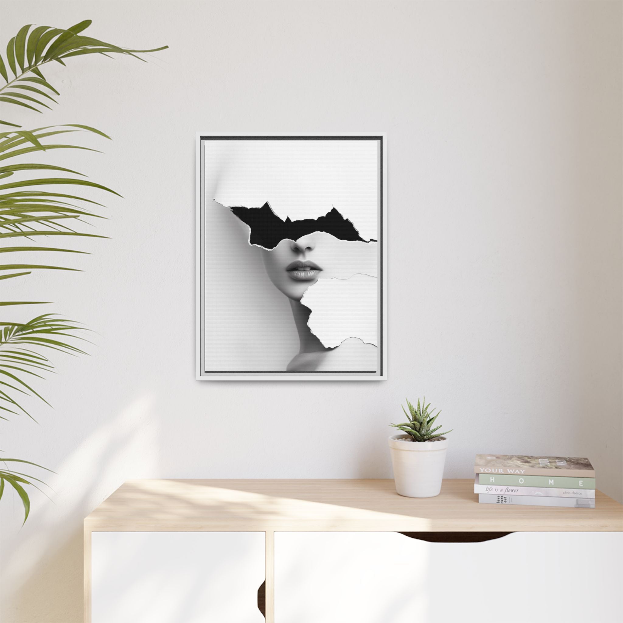 Matte Canvas, Framed (Multi-color)