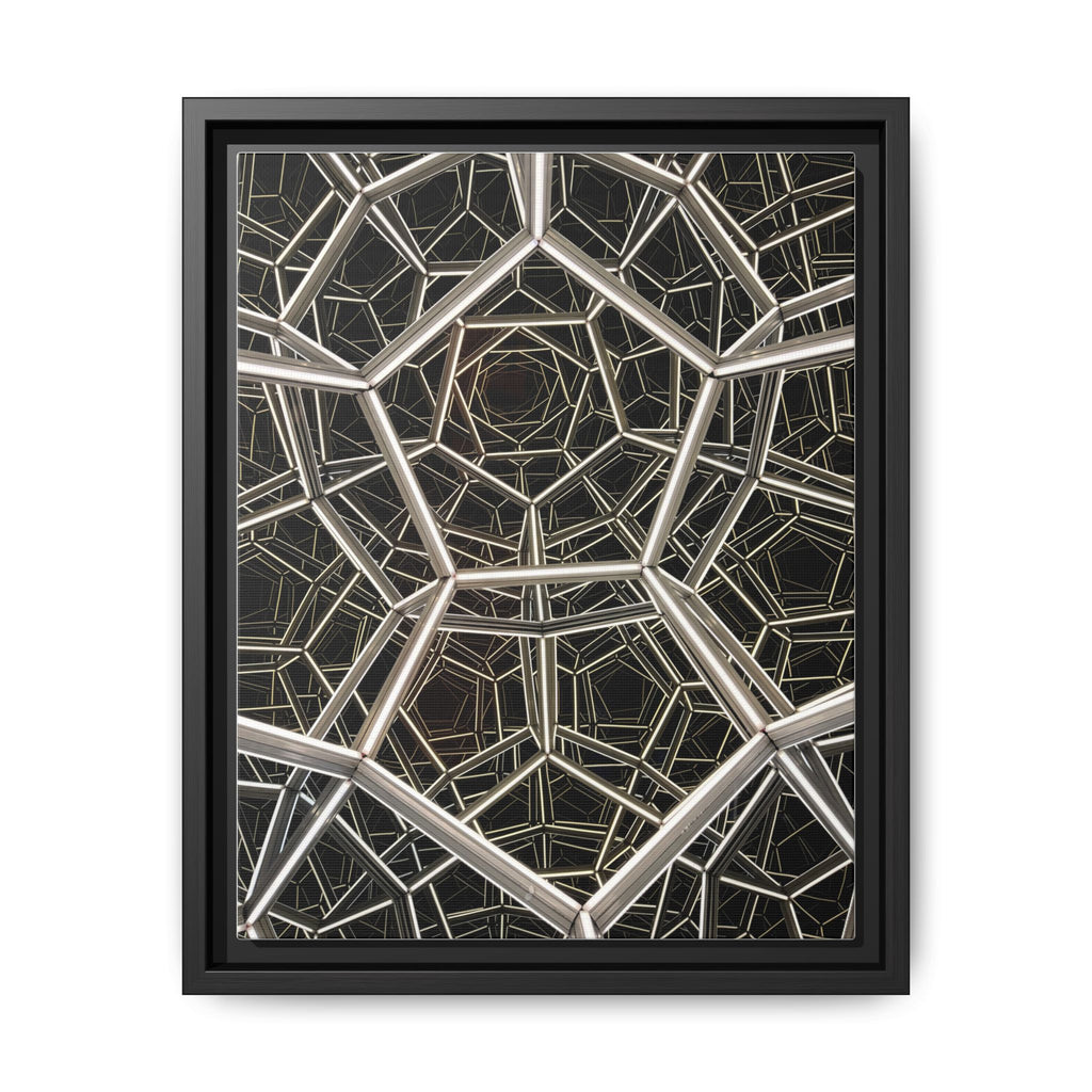 Framed Wall Art Print, Modern Geometric Canvas, Abstract Home Decor, Unique Gift, Stylish Office Art, Contemporary Room Decor