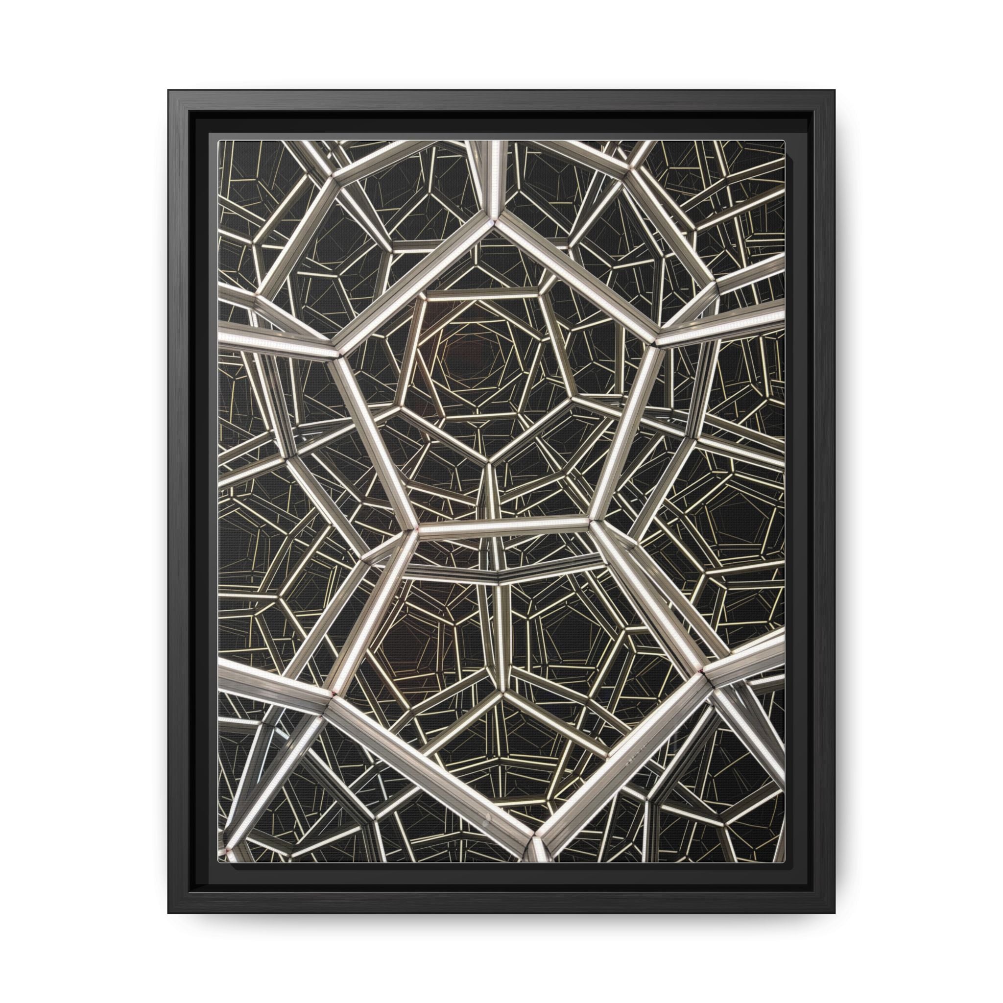 Framed Wall Art Print, Modern Geometric Canvas, Abstract Home Decor, Unique Gift, Stylish Office Art, Contemporary Room Decor