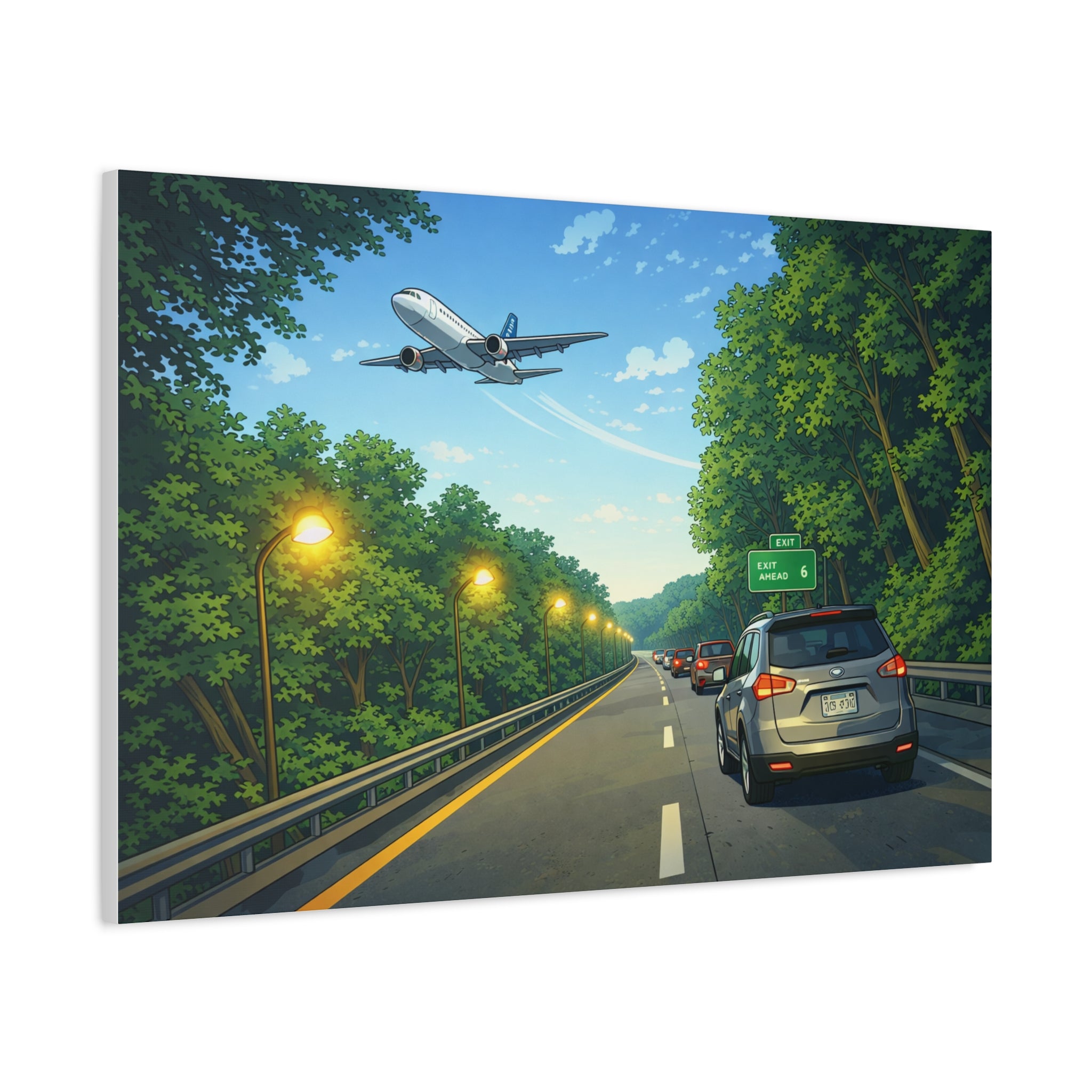 Road to New Horizons Matte Canvas, Stretched, 1.25"