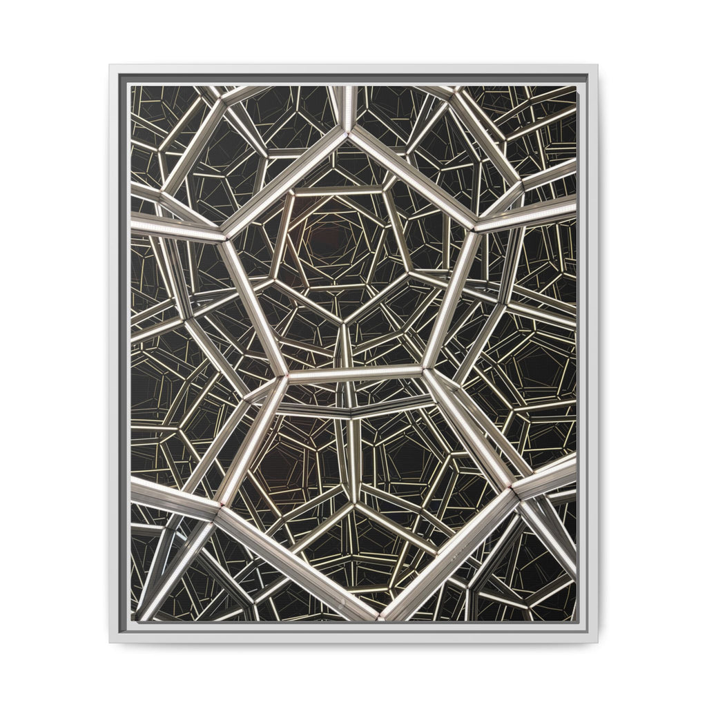 Framed Wall Art Print, Modern Geometric Canvas, Abstract Home Decor, Unique Gift, Stylish Office Art, Contemporary Room Decor