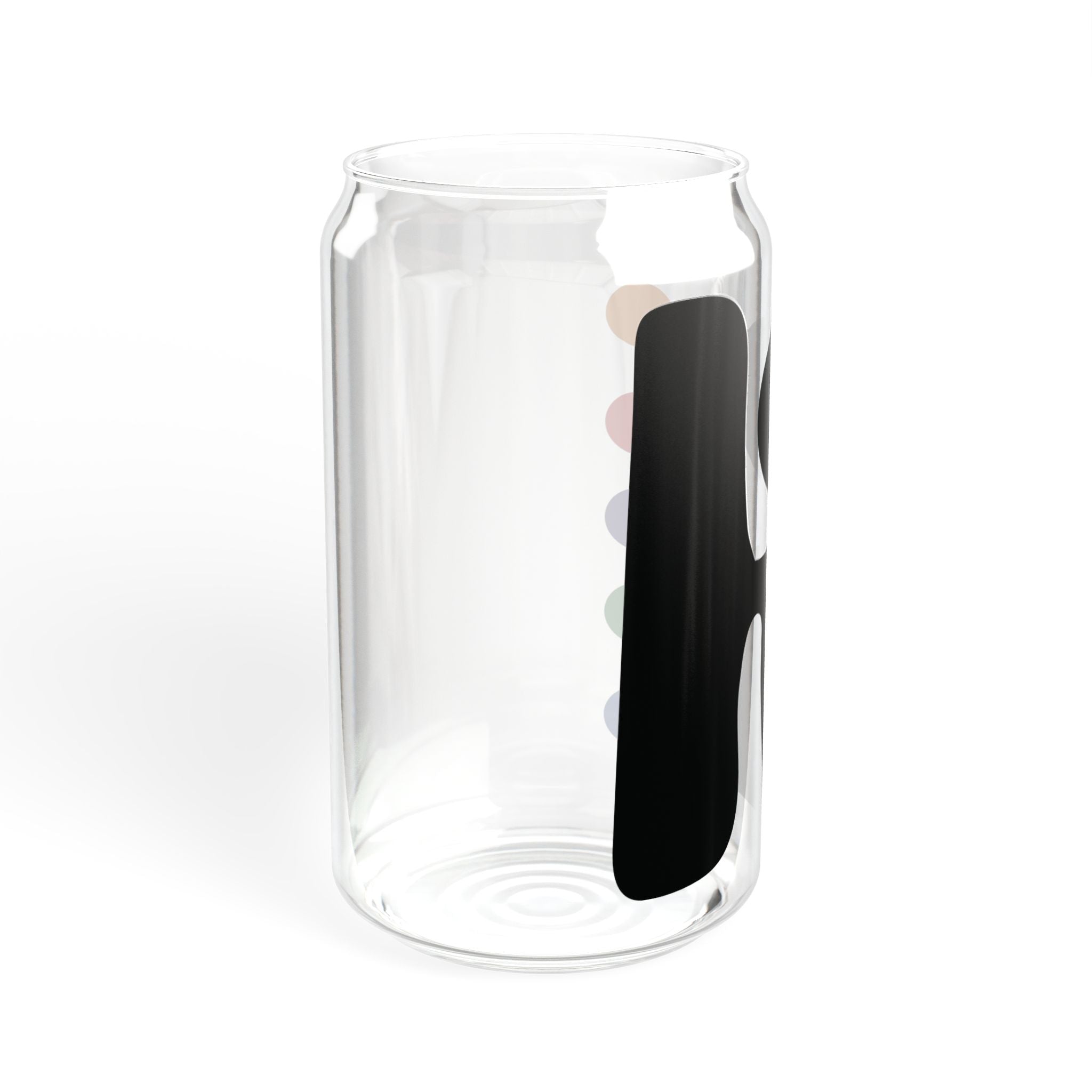 Kolore Sipper Glass 16oz | Clear Tumbler with Straw