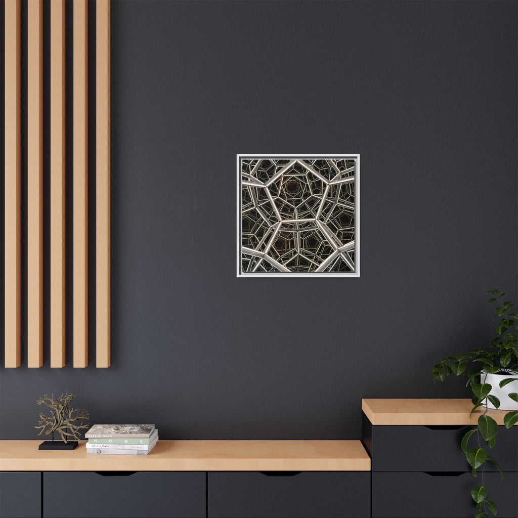 Framed Wall Art Print, Modern Geometric Canvas, Abstract Home Decor, Unique Gift, Stylish Office Art, Contemporary Room Decor