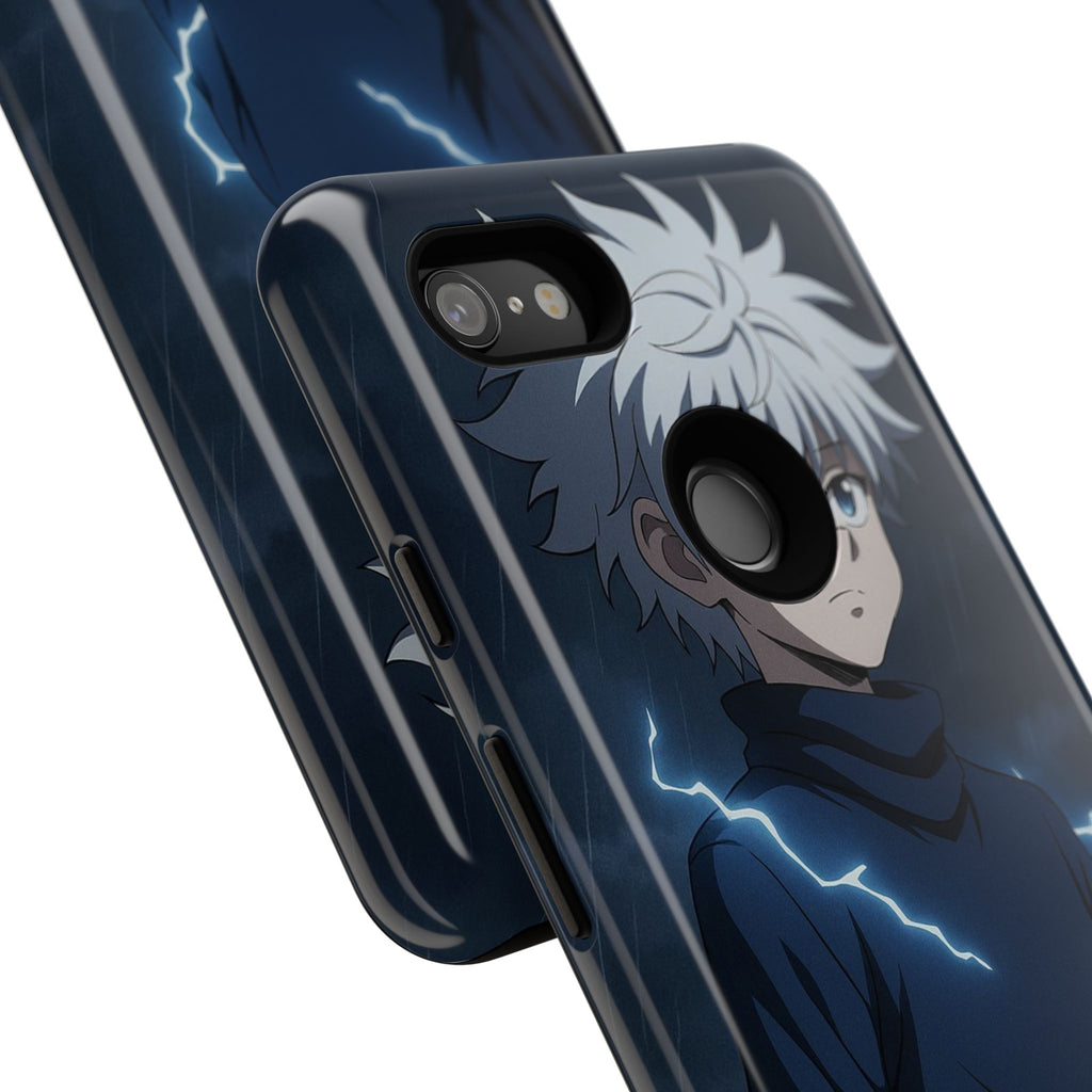 Anime Phone Case Featuring Lightning Design,
