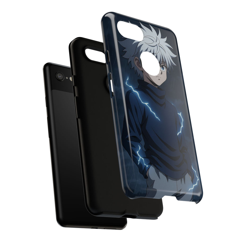 Anime Phone Case Featuring Lightning Design,