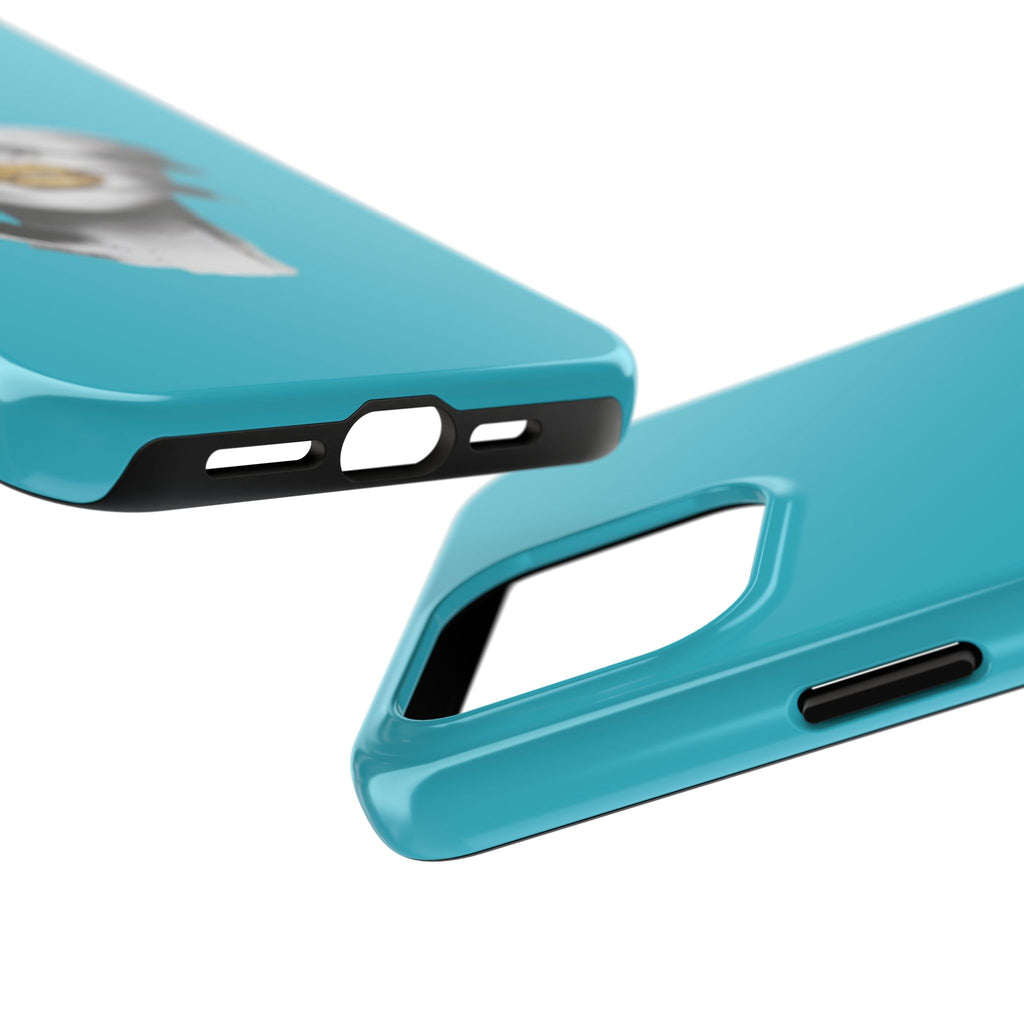 Teal 'Golden Lips' Tough Phone Case