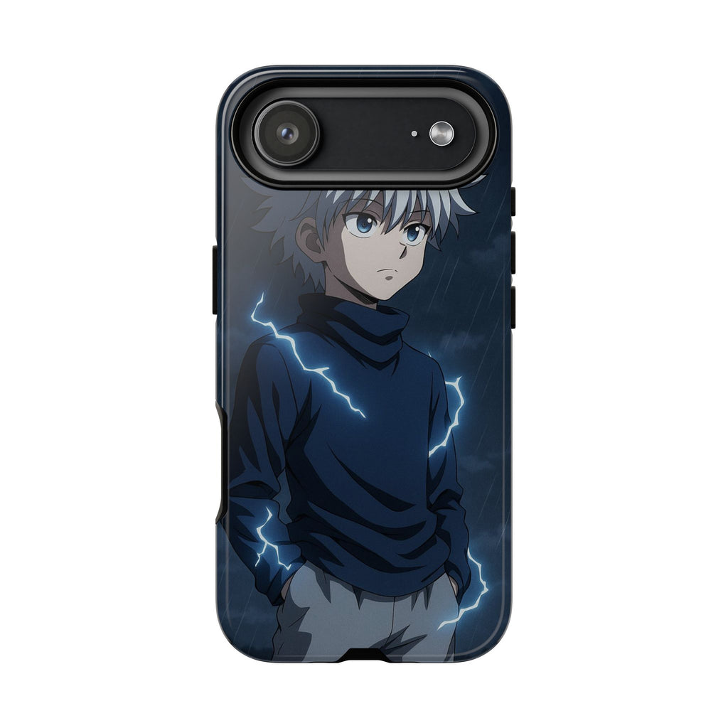 Anime Phone Case Featuring Lightning Design,