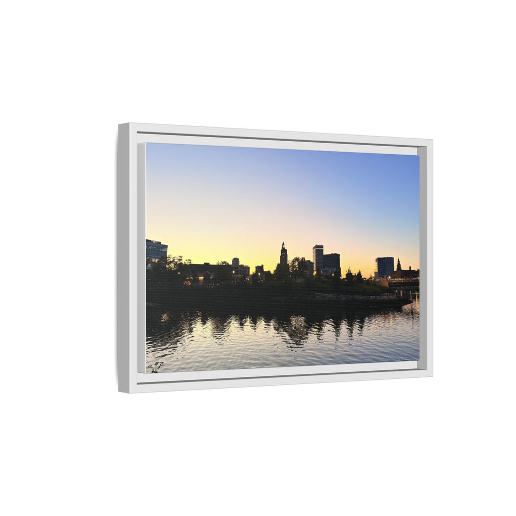City Skyline Sunset Wall Art