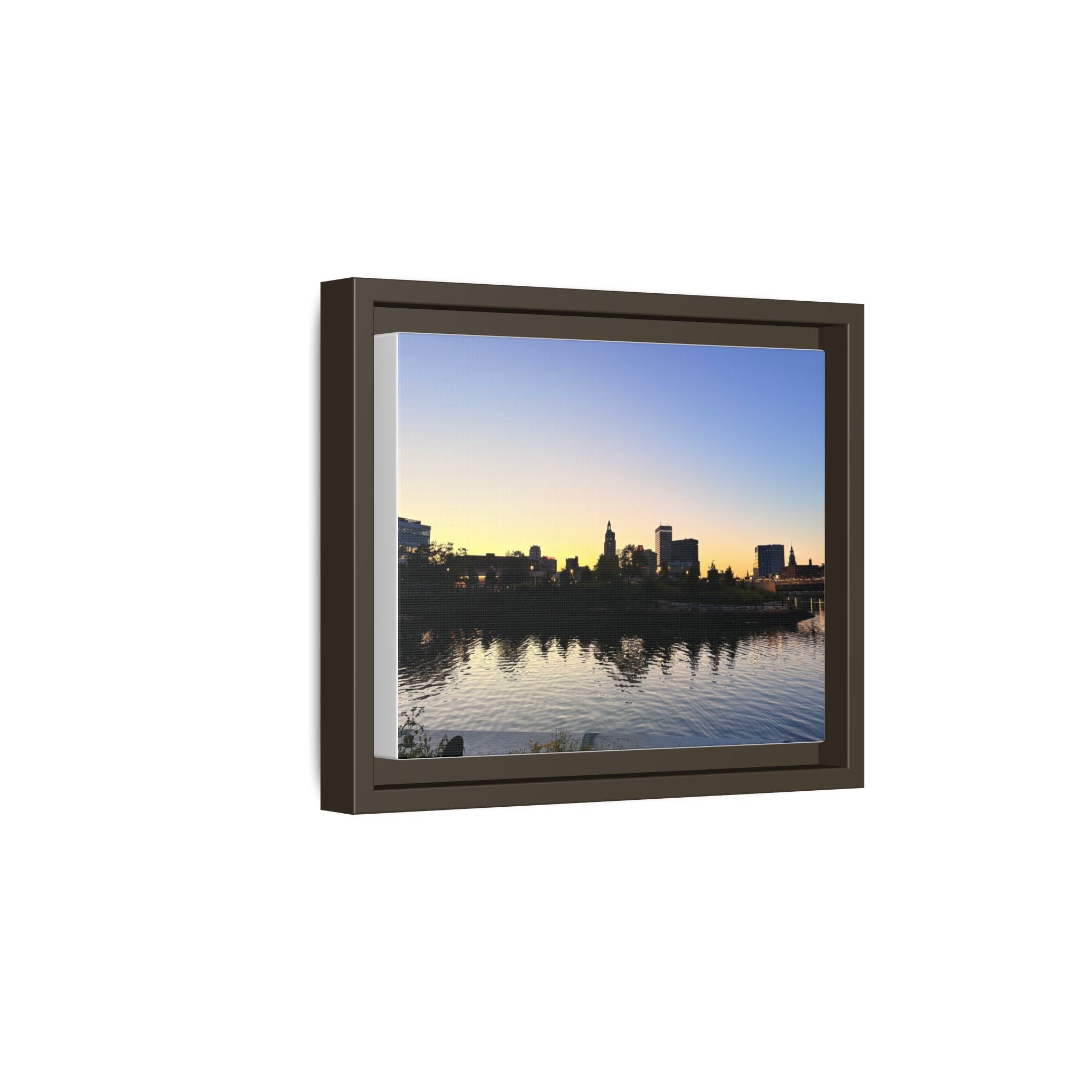 City Skyline Sunset Wall Art