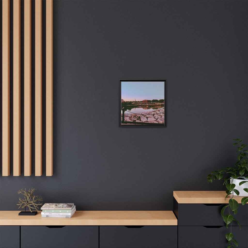 Tranquil Harbor Sunset Wall Art