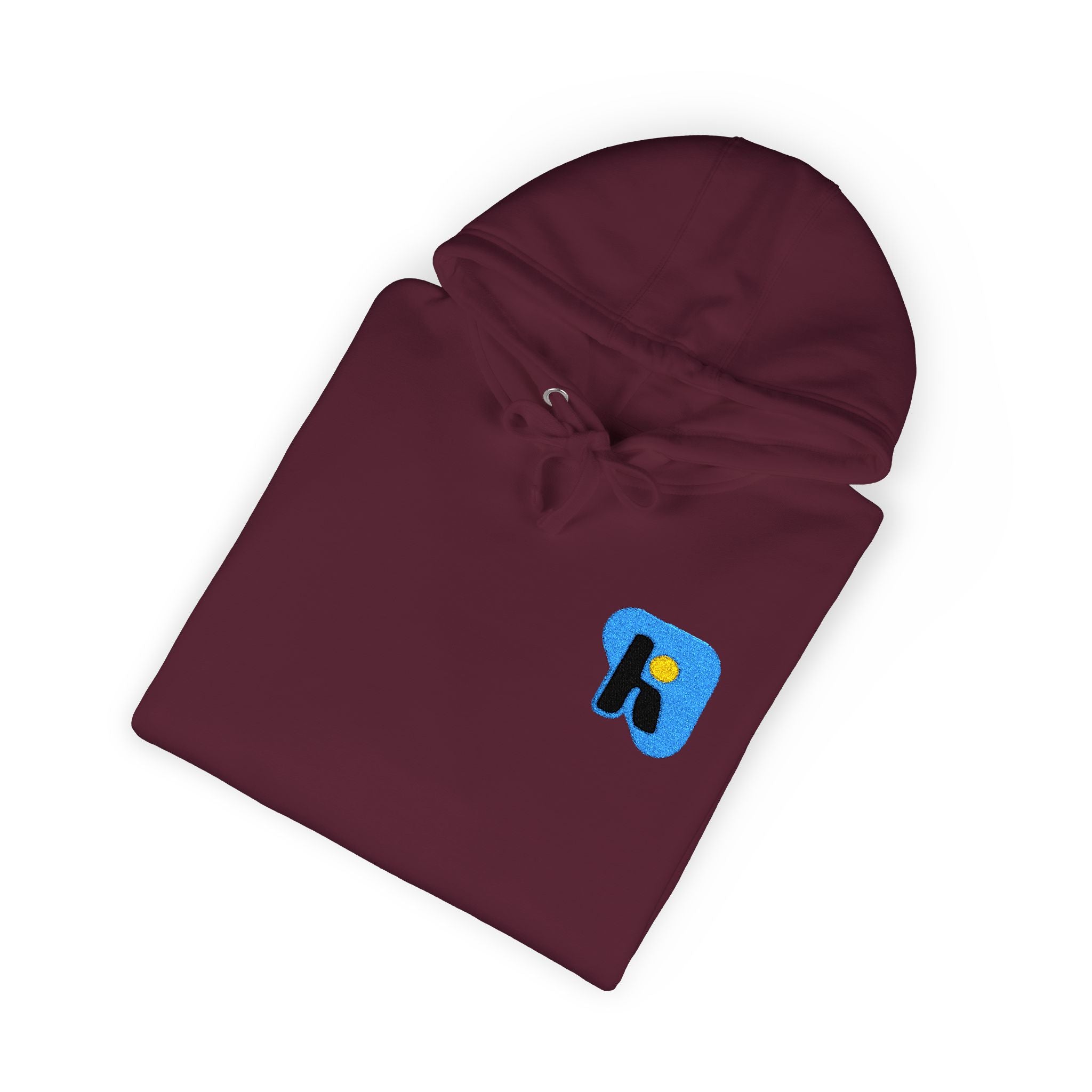 K Initial Floral Patch Hoodie
