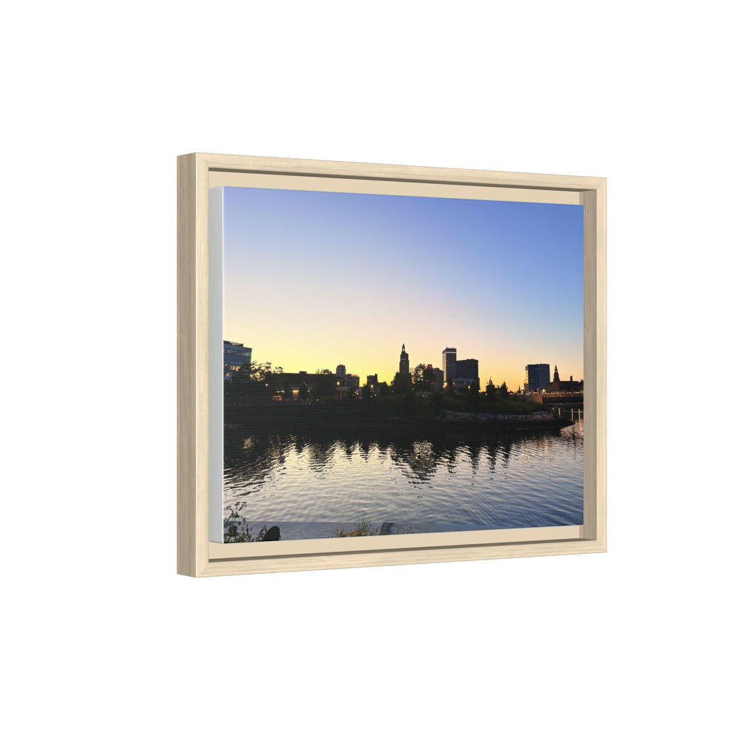 City Skyline Sunset Wall Art