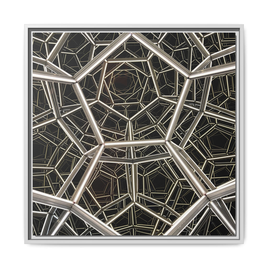 Framed Wall Art Print, Modern Geometric Canvas, Abstract Home Decor, Unique Gift, Stylish Office Art, Contemporary Room Decor