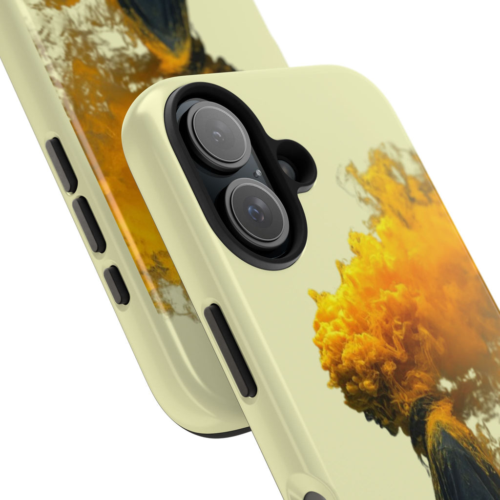 Surreal Yellow Smoke Head Protective Cover