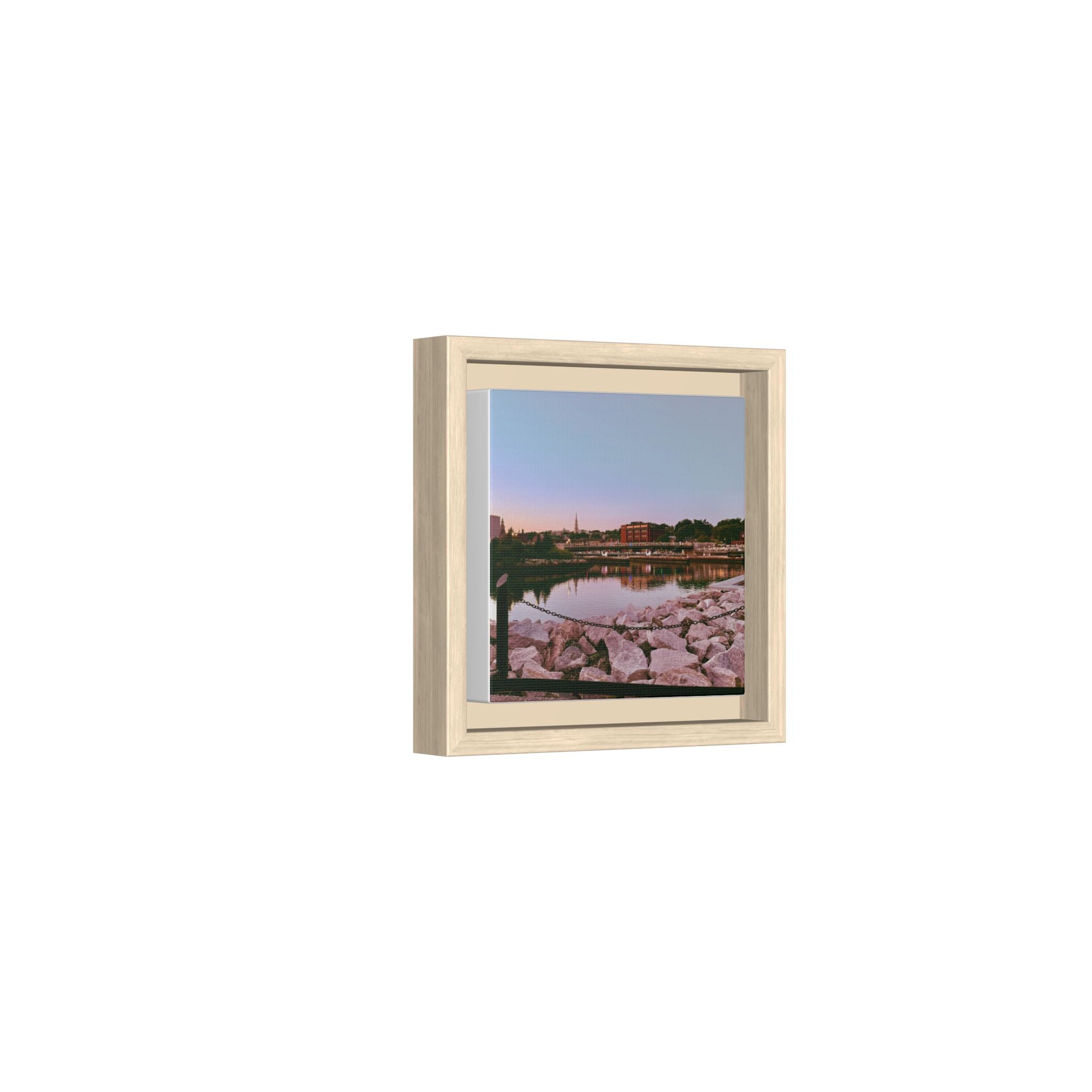 Tranquil Harbor Sunset Wall Art
