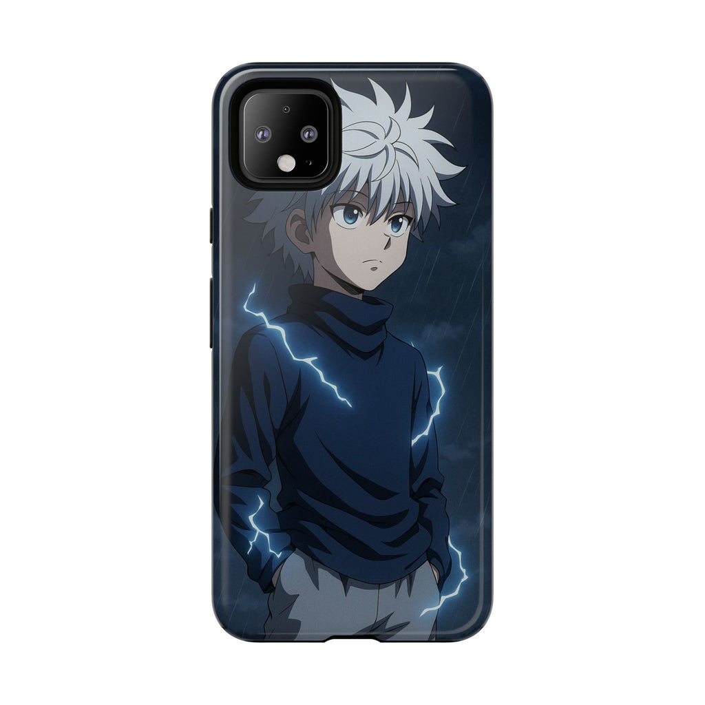 Anime Phone Case Featuring Lightning Design,
