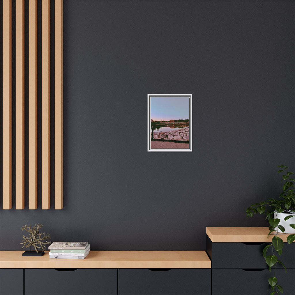 Tranquil Harbor Sunset Wall Art