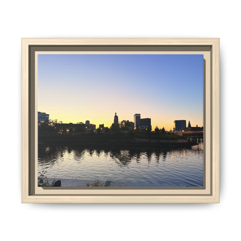 City Skyline Sunset Wall Art