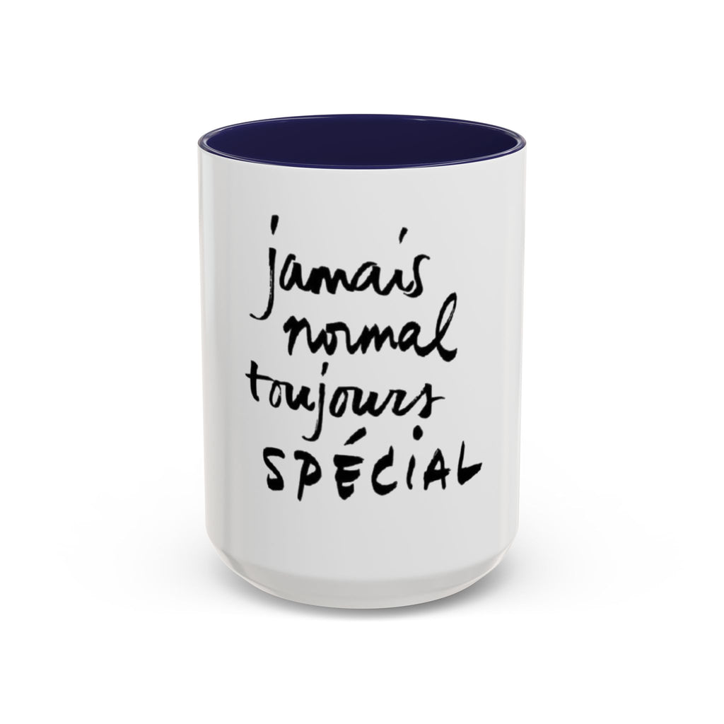 Accent Coffee Mug - Special Feelings, Gift for Friends, Morning Routine, Unique Kitchenware, Motivational Drinkware