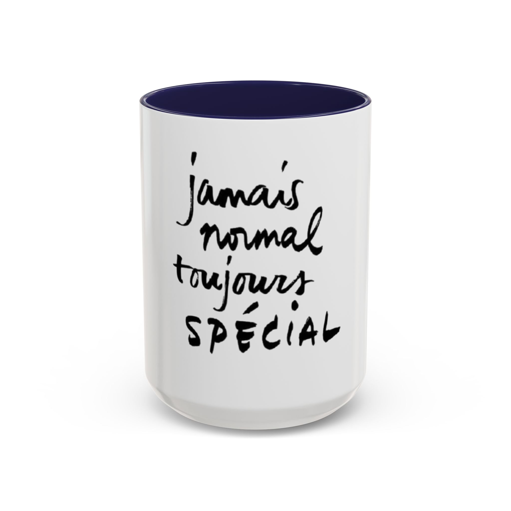 Accent Coffee Mug - Special Feelings, Gift for Friends, Morning Routine, Unique Kitchenware, Motivational Drinkware