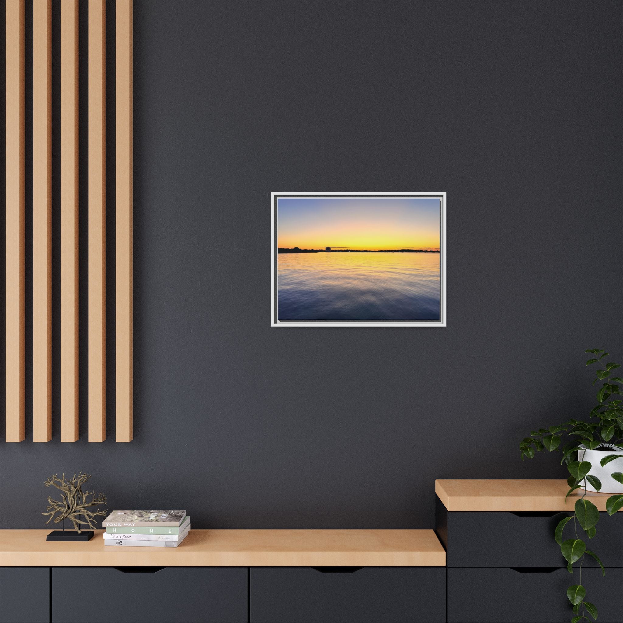 Matte Canvas, Framed (Multi-color)
