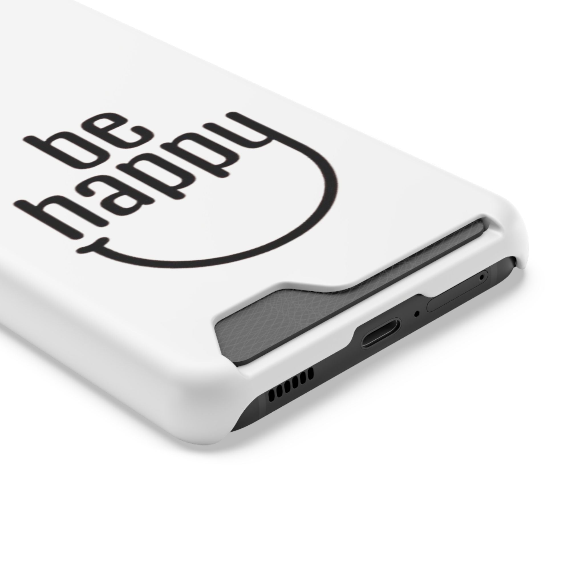 Minimal White Wallet Phone Case