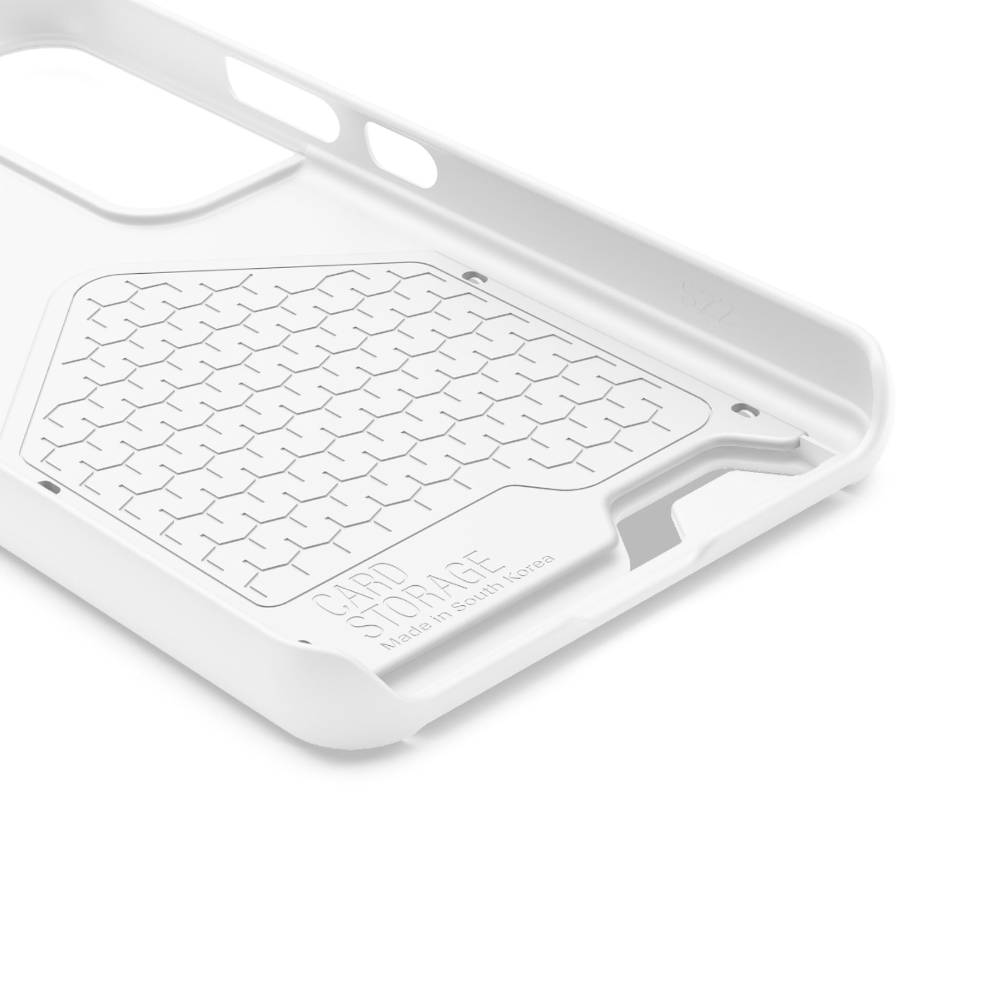 Minimal White Wallet Phone Case
