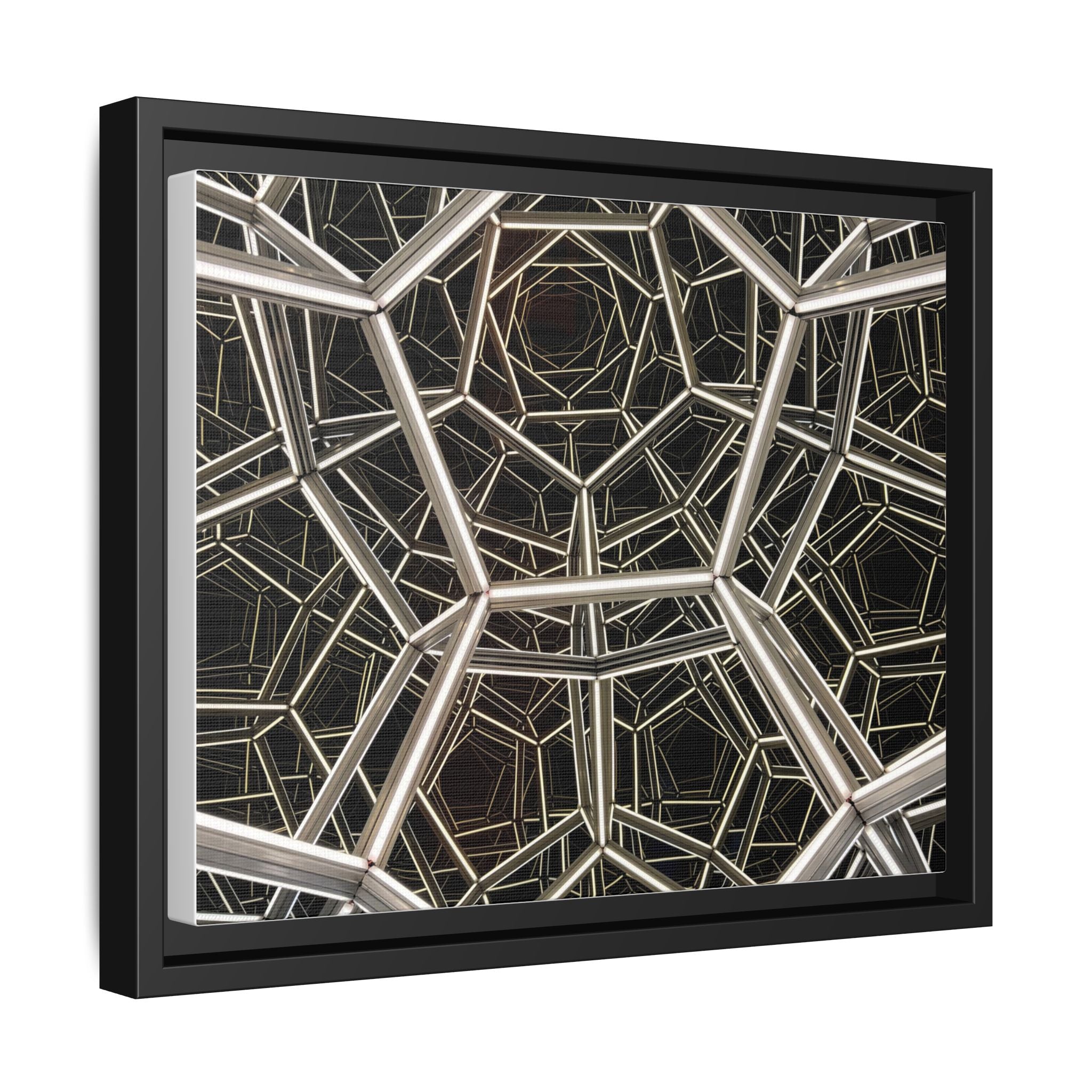 Framed Wall Art Print, Modern Geometric Canvas, Abstract Home Decor, Unique Gift, Stylish Office Art, Contemporary Room Decor