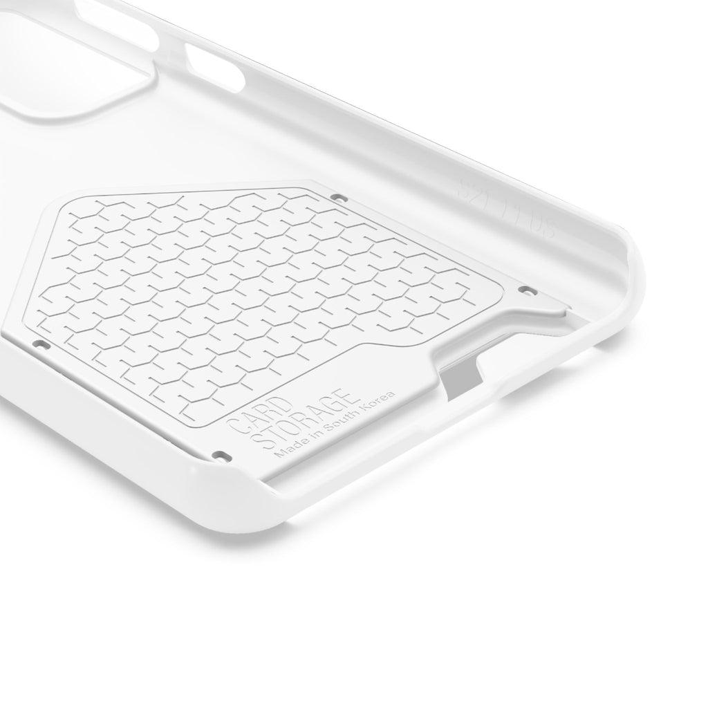 Minimal White Wallet Phone Case