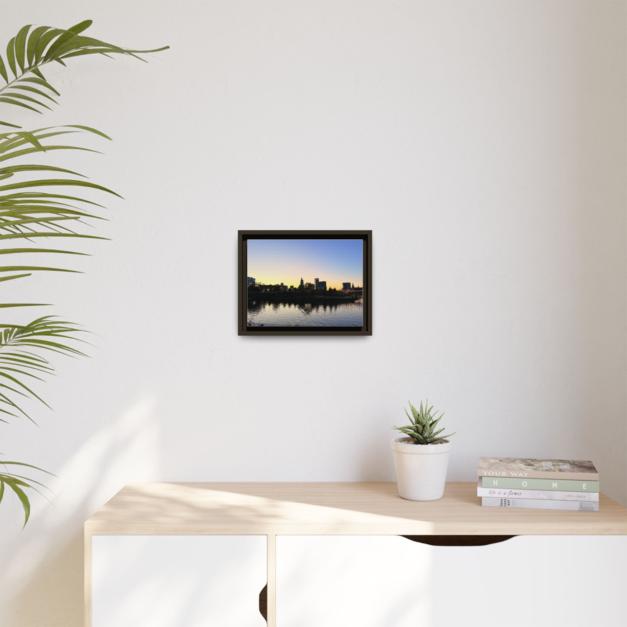City Skyline Sunset Wall Art