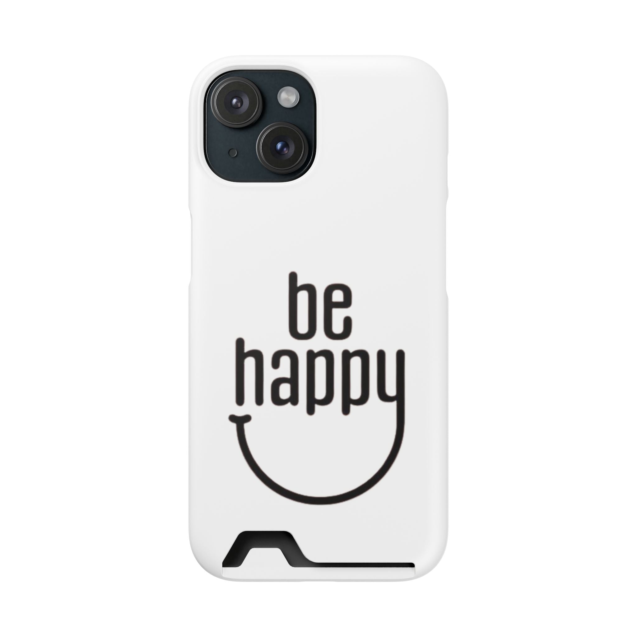 Minimal White Wallet Phone Case