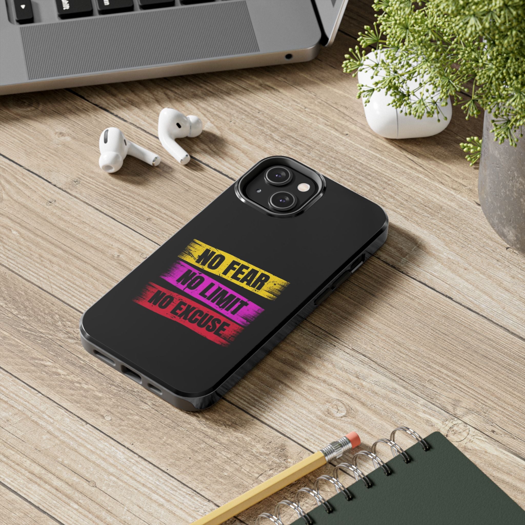 Bold Motivational Phone Cases, Inspirational Cases for Grit, Tough Phone Covers, Fitness Gifts, Empowerment Cases