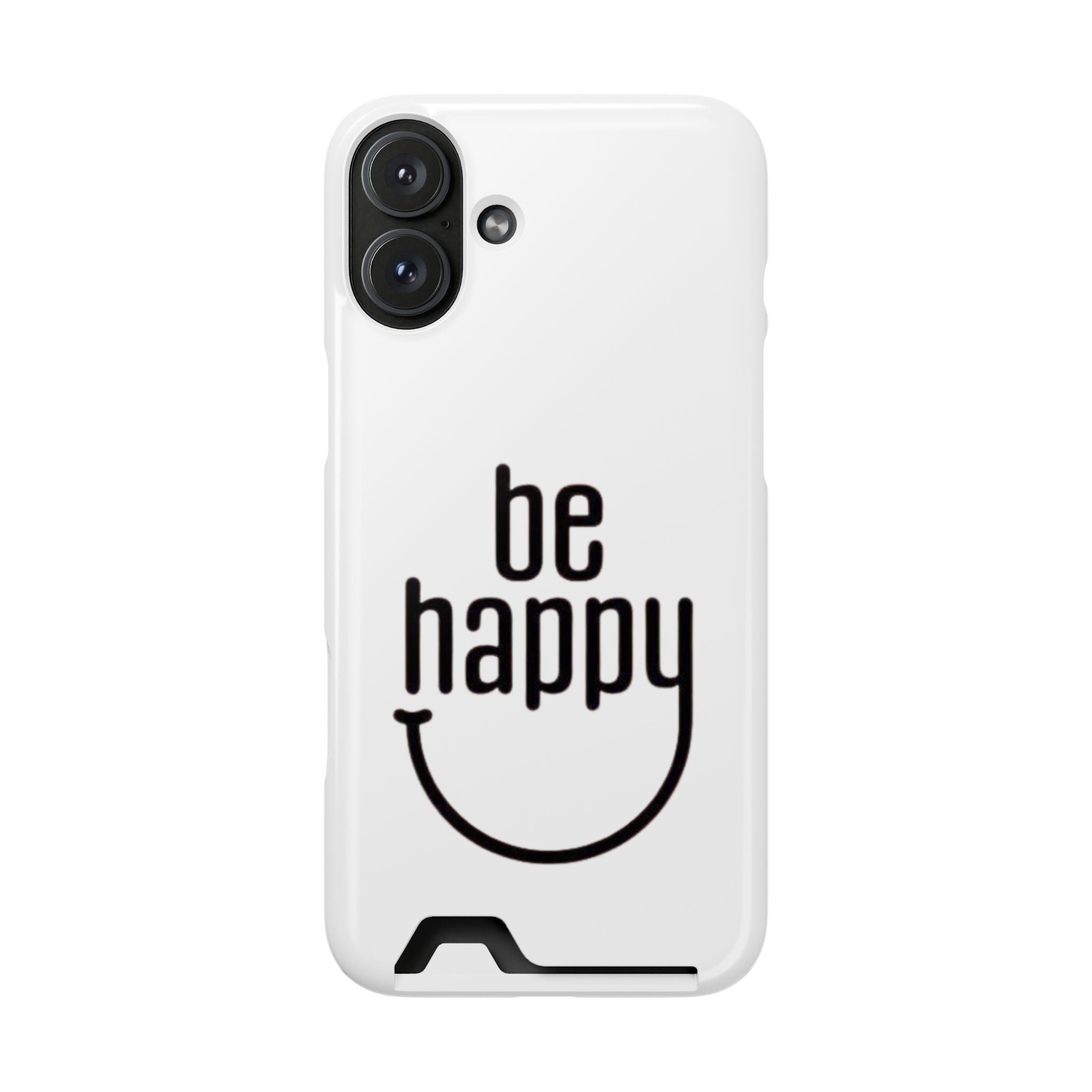Minimal White Wallet Phone Case