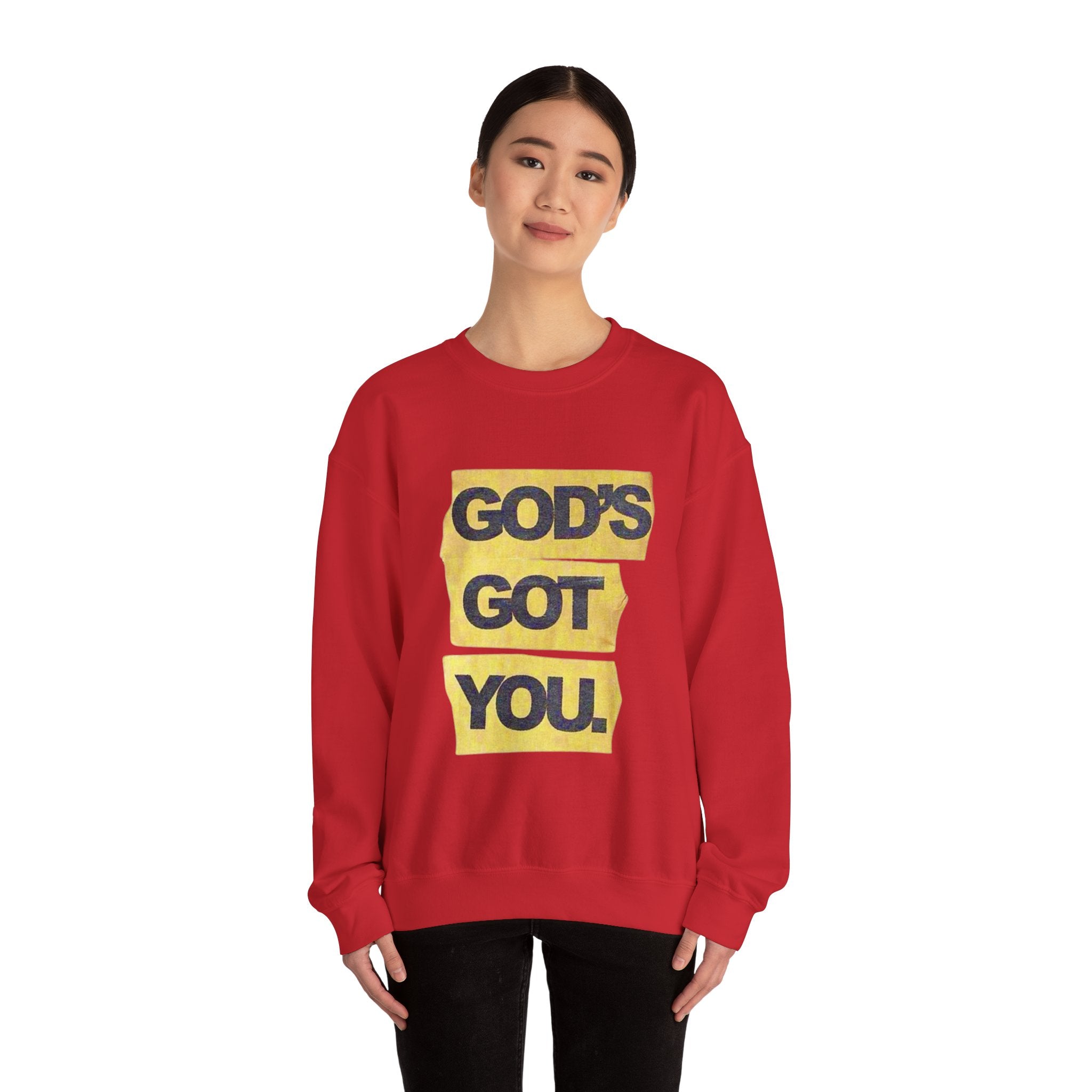 God's Got You Crewneck Sweatshirt, Inspirational Gift, Unisex Sweatshirt, Motivational Fashion, Encouragement Apparel, Cozy Everyday Wear