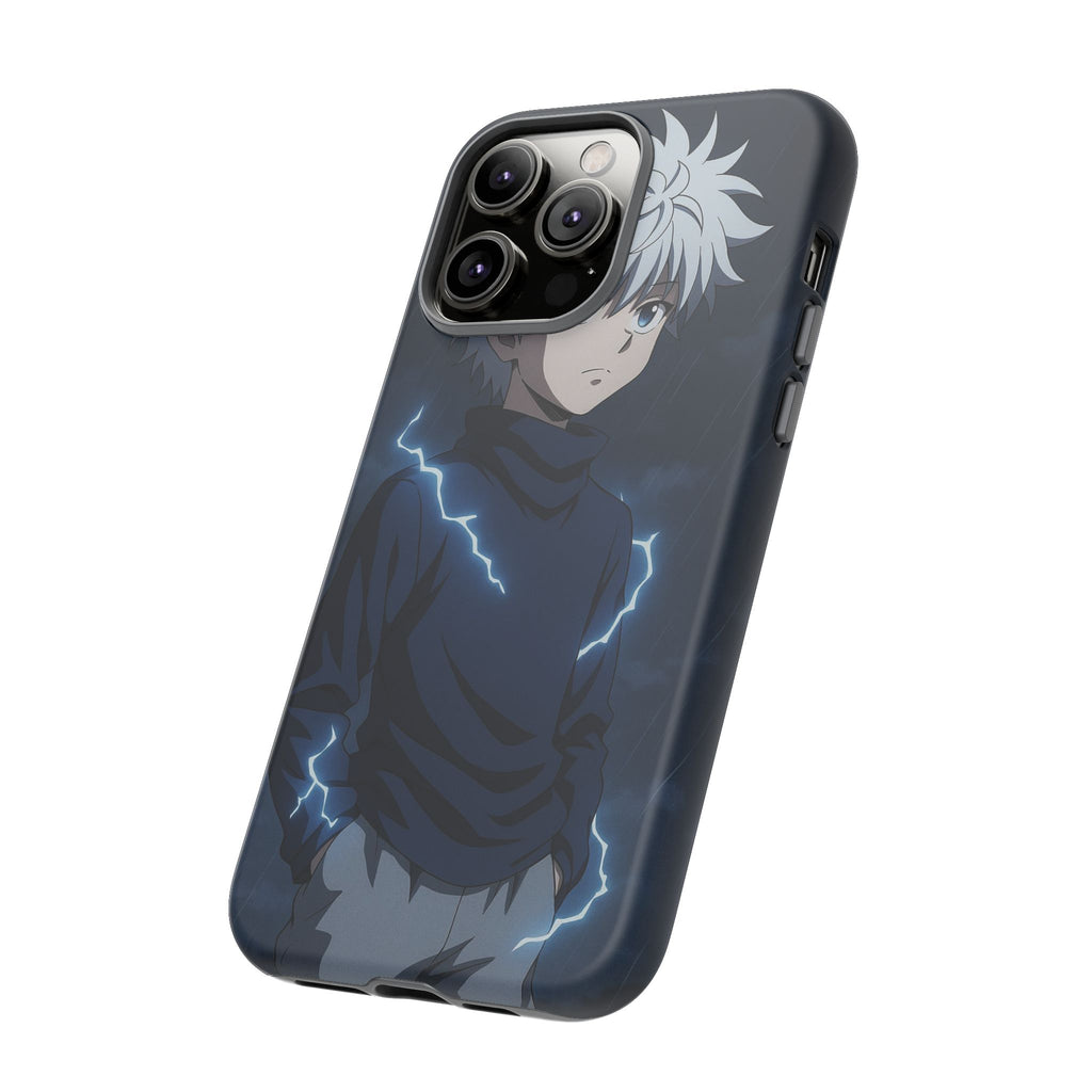 Anime Phone Case Featuring Lightning Design,