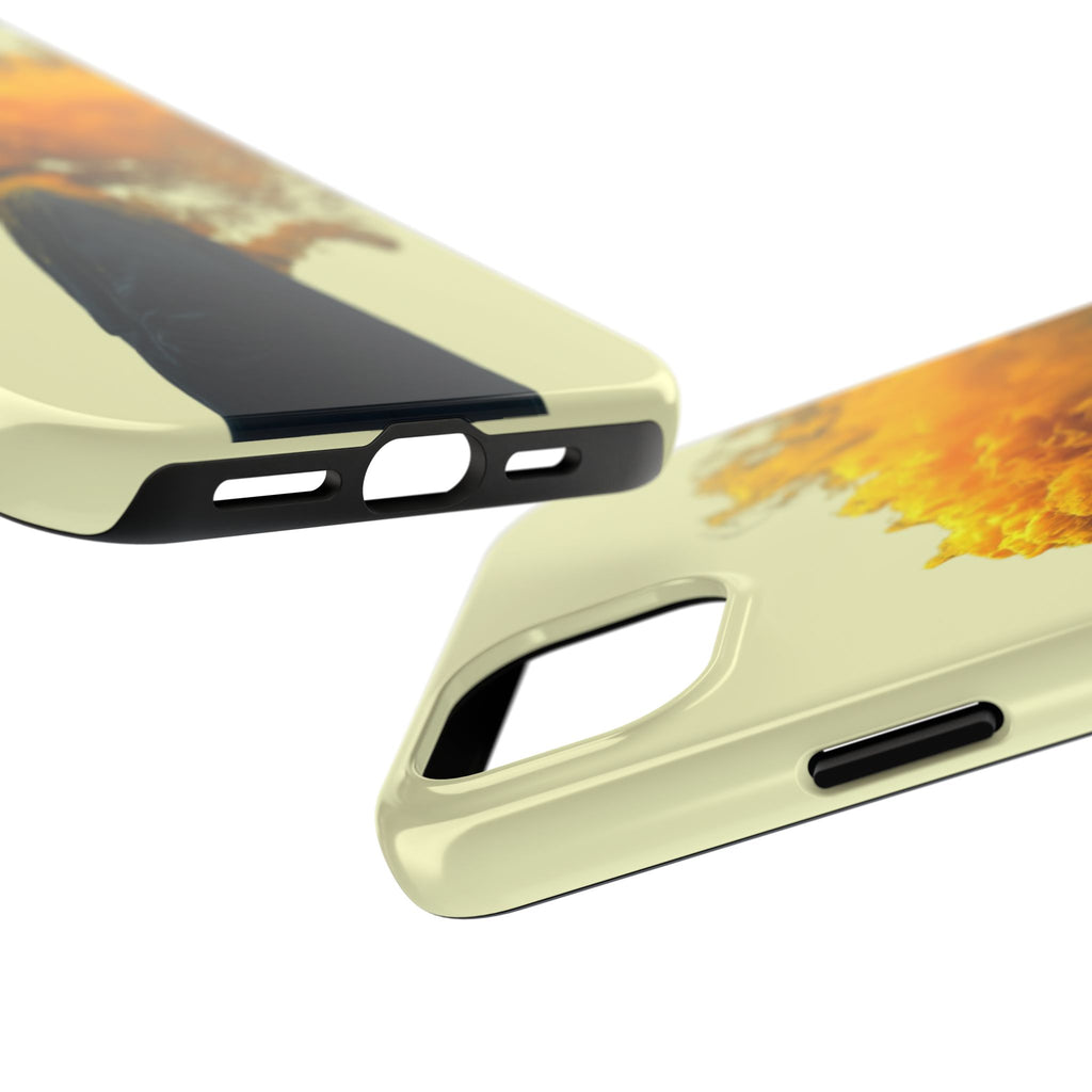 Surreal Yellow Smoke Head Protective Cover