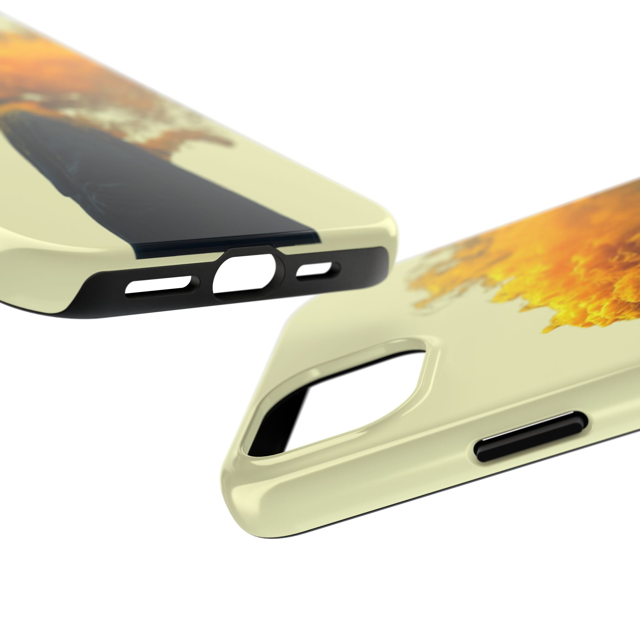 Surreal Yellow Smoke Head Protective Cover