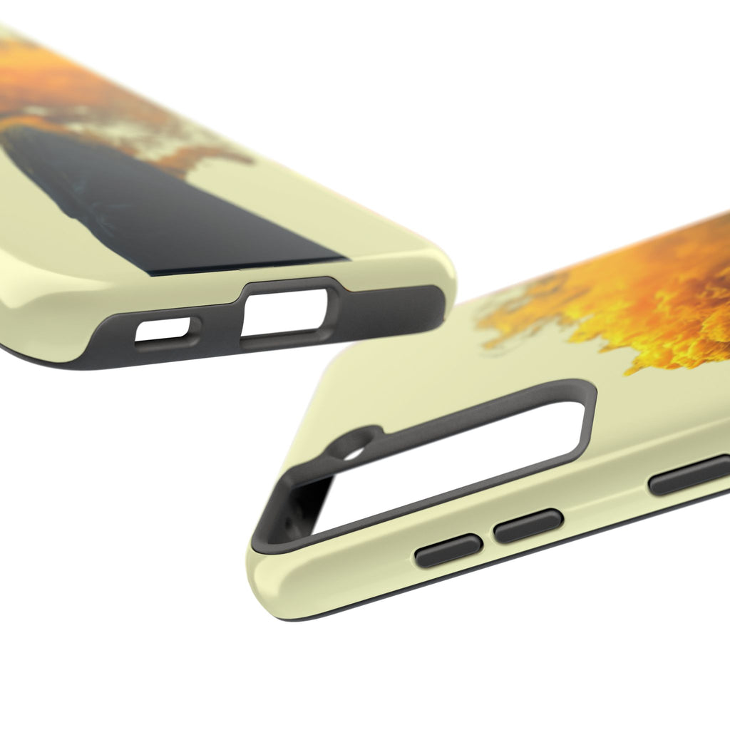 Surreal Yellow Smoke Head Protective Cover