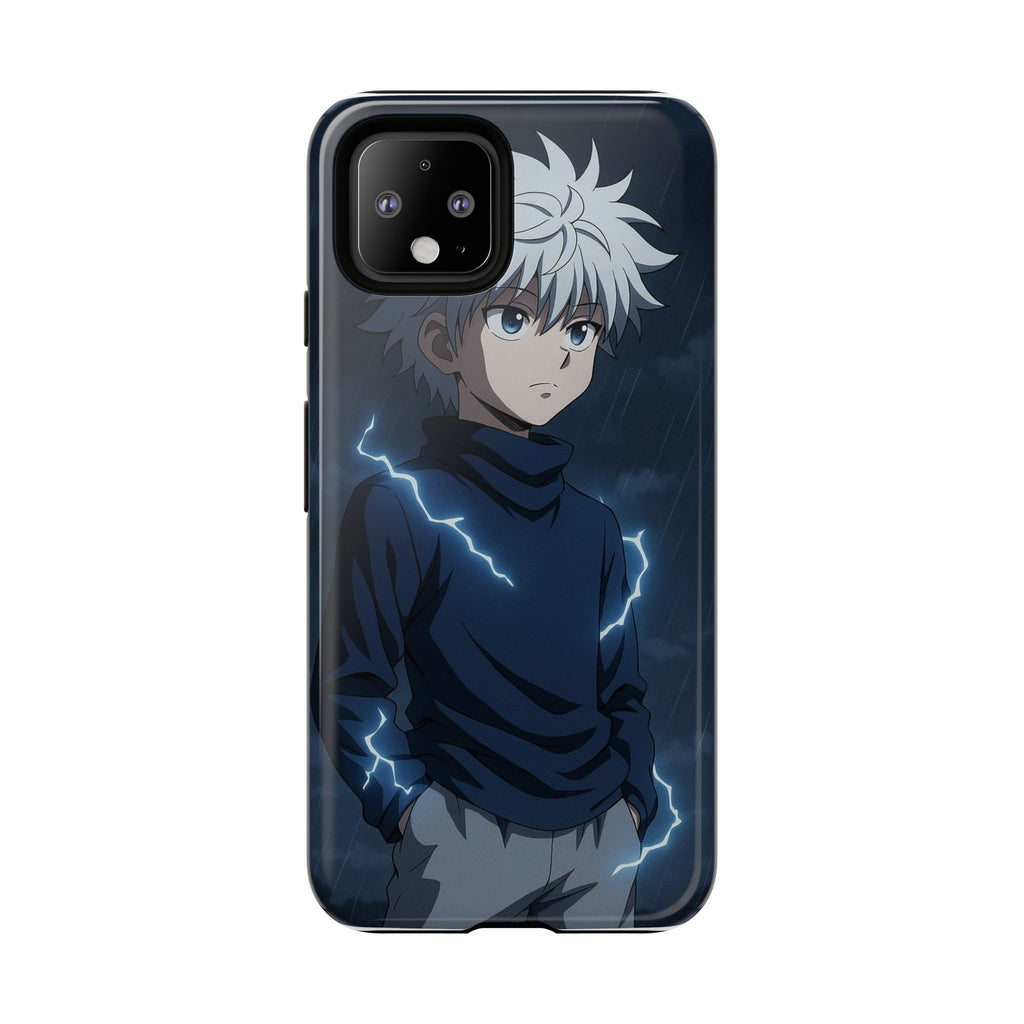 Anime Phone Case Featuring Lightning Design,