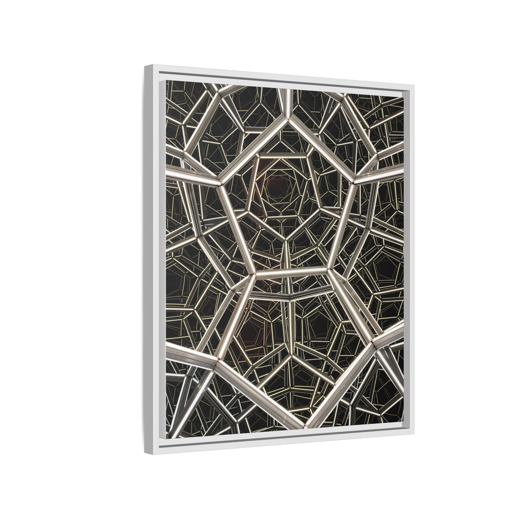 Framed Wall Art Print, Modern Geometric Canvas, Abstract Home Decor, Unique Gift, Stylish Office Art, Contemporary Room Decor