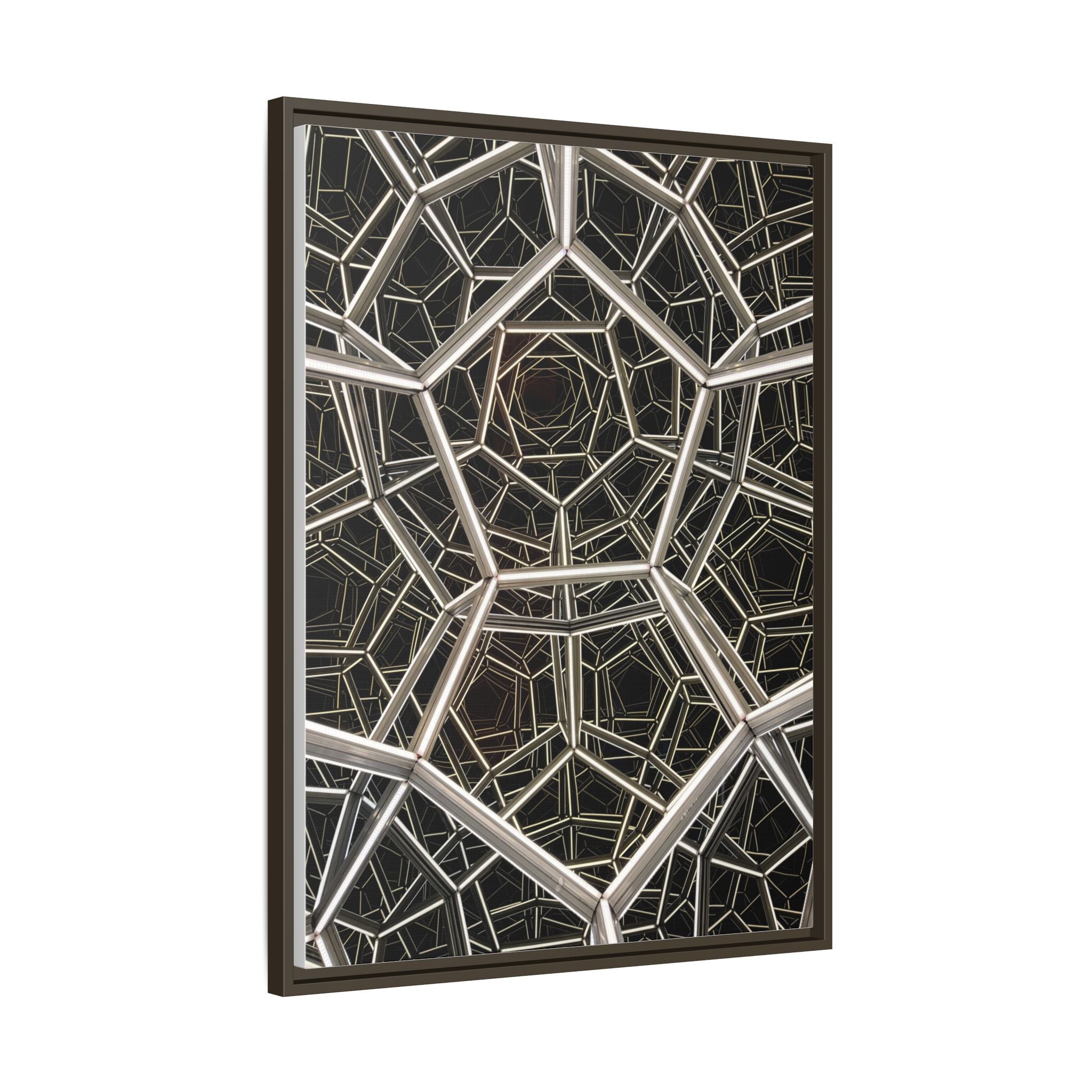 Framed Wall Art Print, Modern Geometric Canvas, Abstract Home Decor, Unique Gift, Stylish Office Art, Contemporary Room Decor