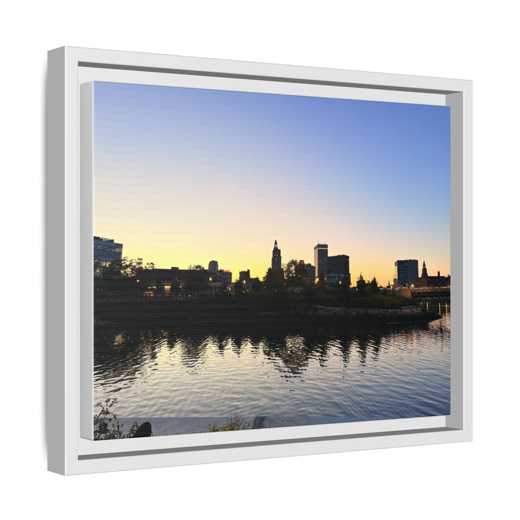 City Skyline Sunset Wall Art