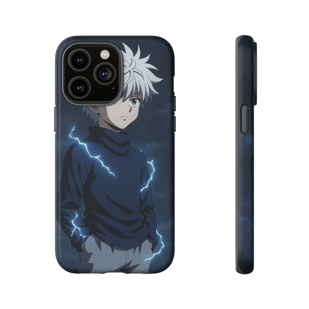 Anime Phone Case Featuring Lightning Design,