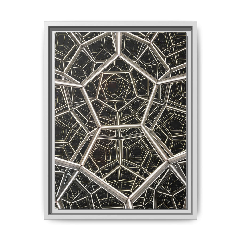 Framed Wall Art Print, Modern Geometric Canvas, Abstract Home Decor, Unique Gift, Stylish Office Art, Contemporary Room Decor