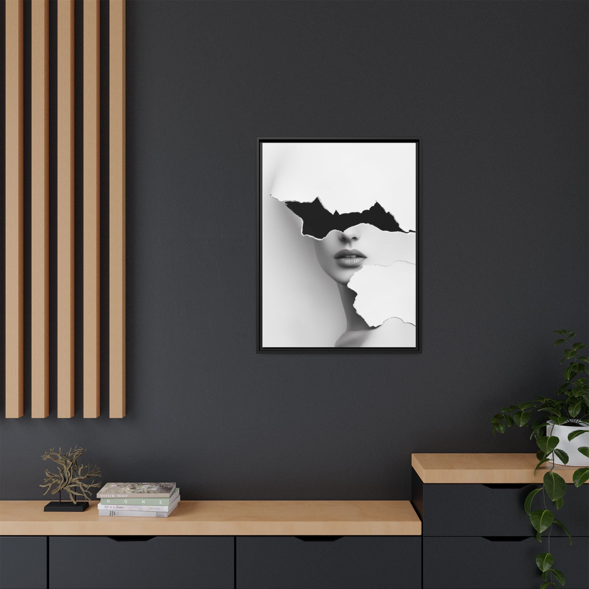 Matte Canvas, Framed (Multi-color)