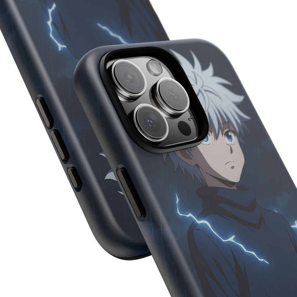 Anime Phone Case Featuring Lightning Design,