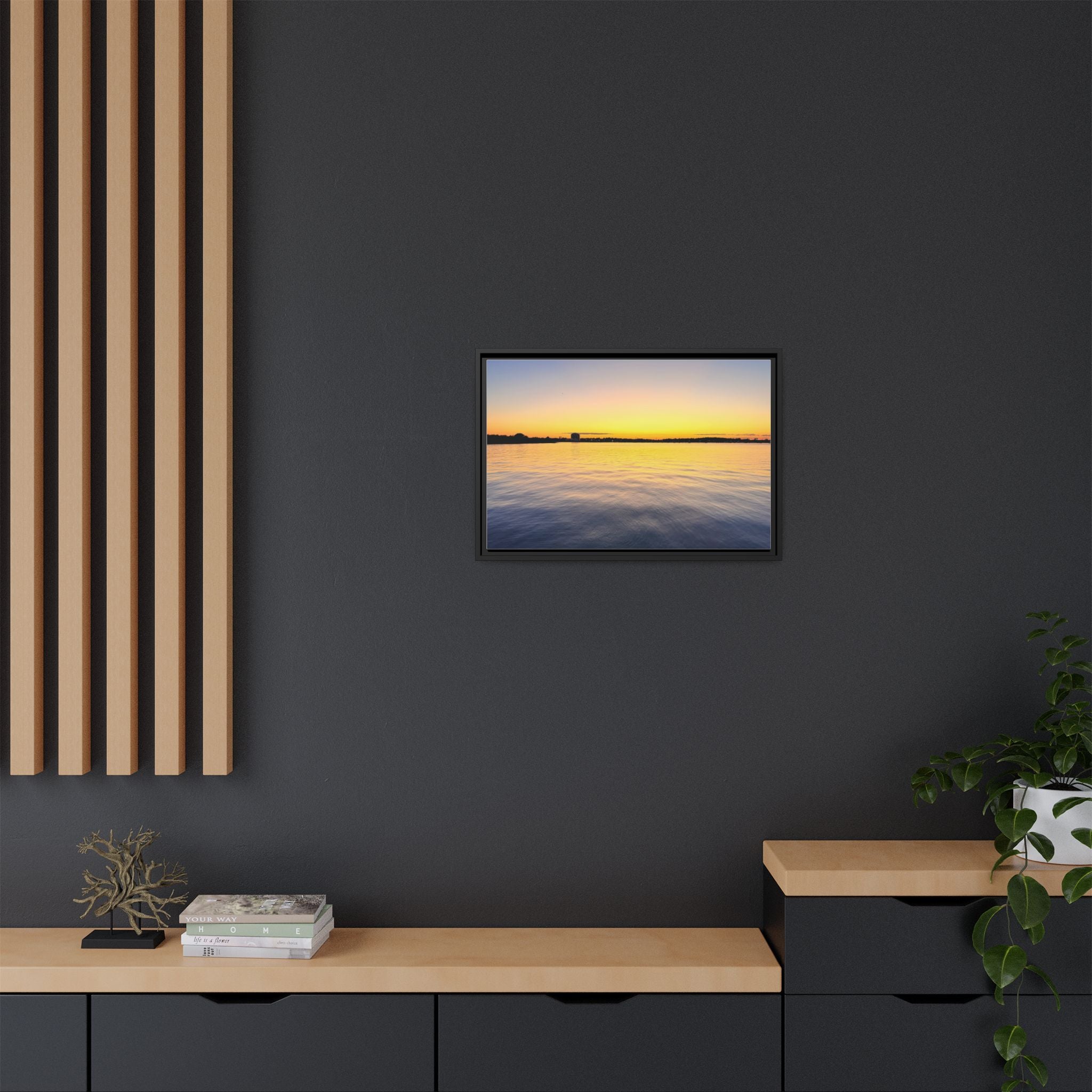 Matte Canvas, Framed (Multi-color)