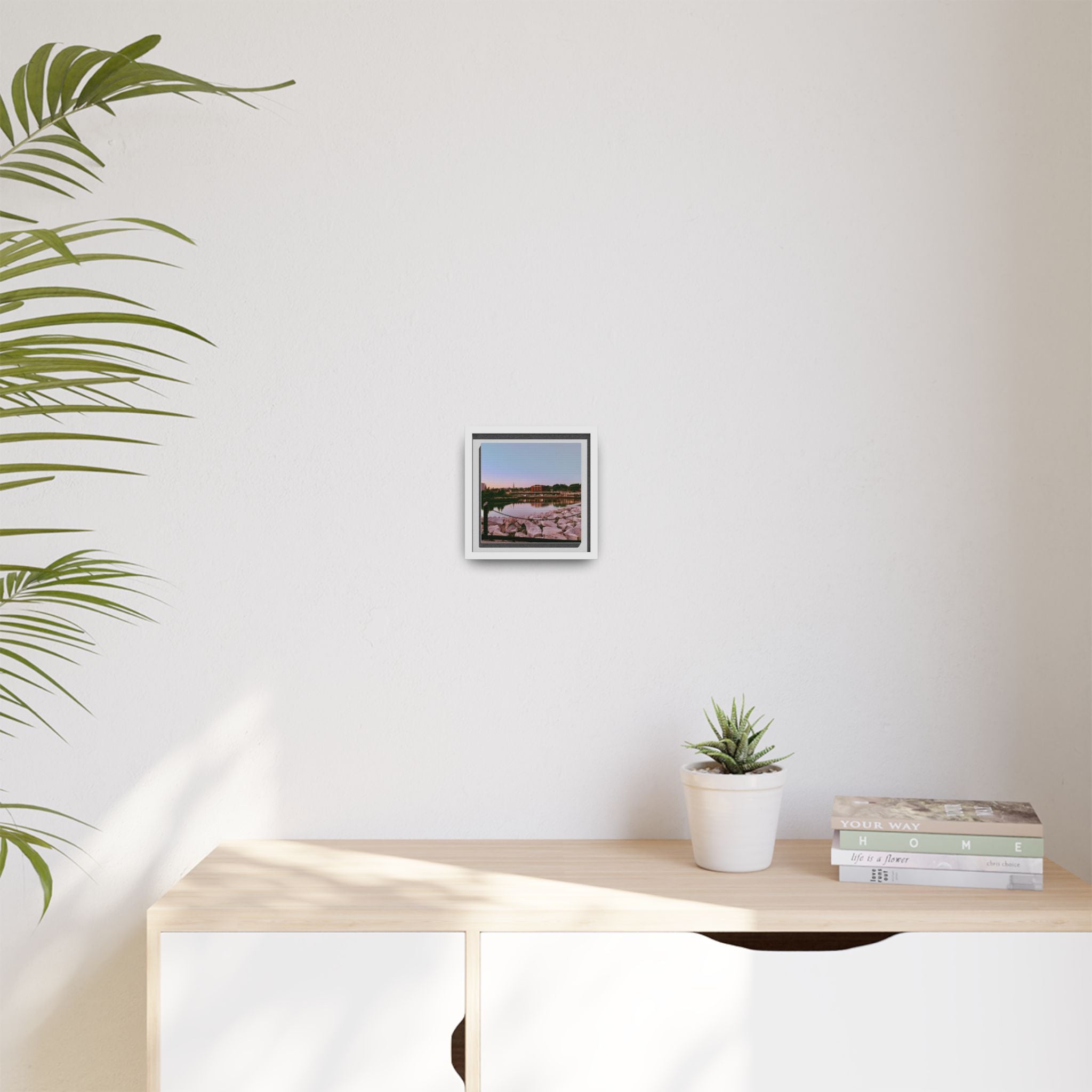 Tranquil Harbor Sunset Wall Art