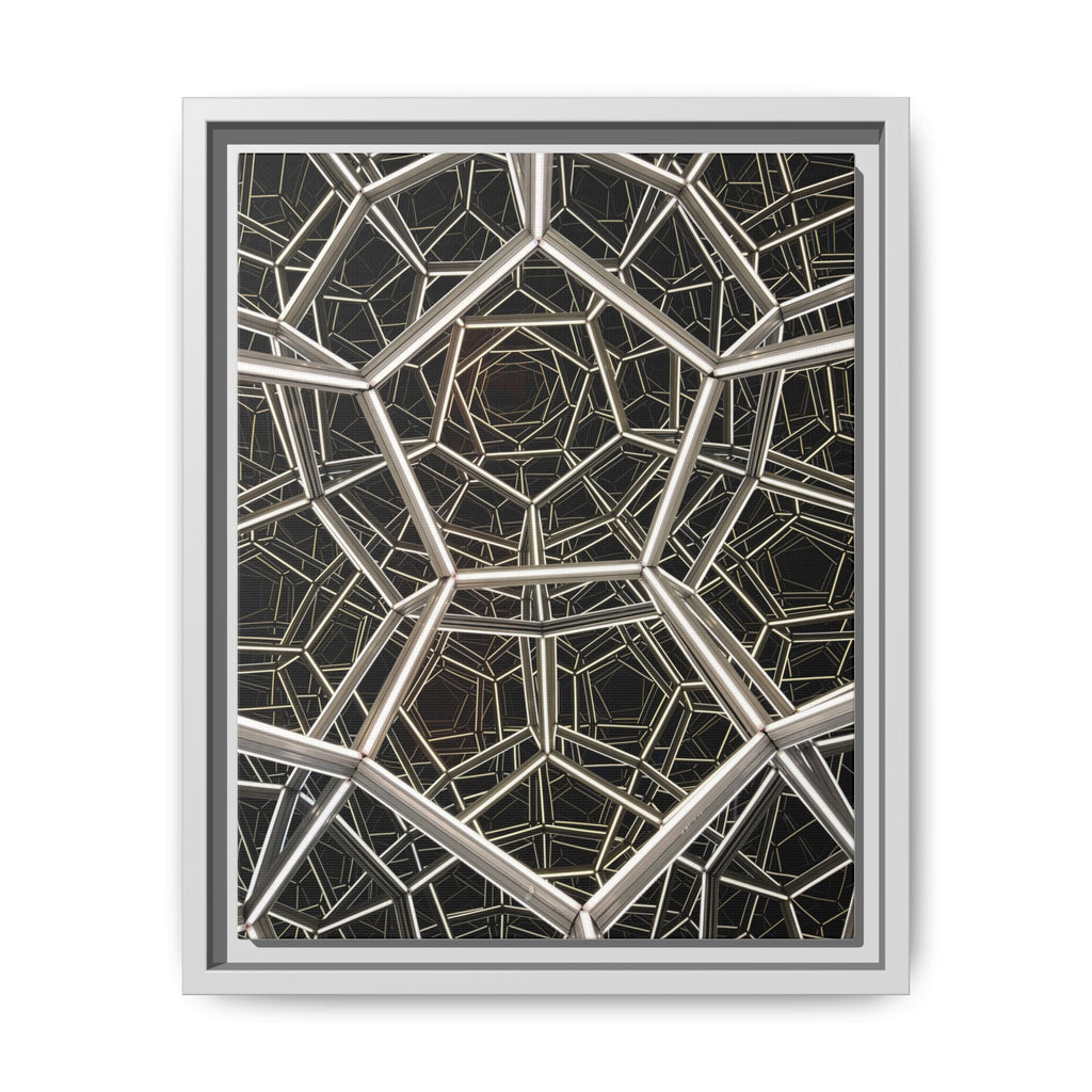Framed Wall Art Print, Modern Geometric Canvas, Abstract Home Decor, Unique Gift, Stylish Office Art, Contemporary Room Decor