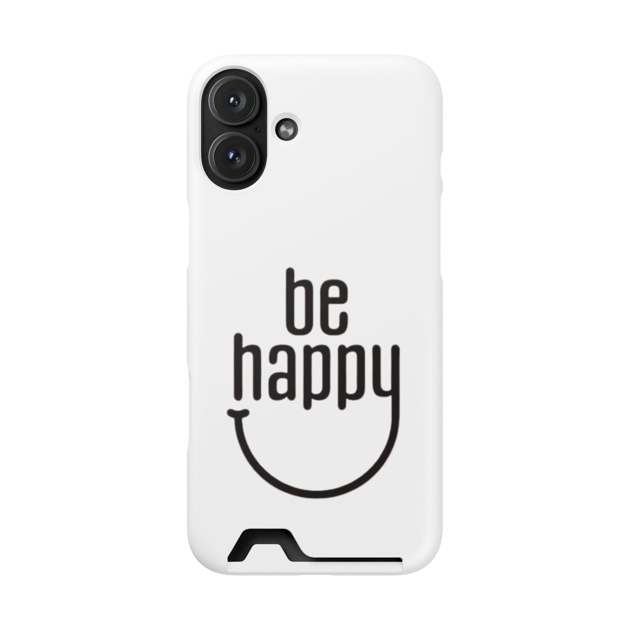 Minimal White Wallet Phone Case